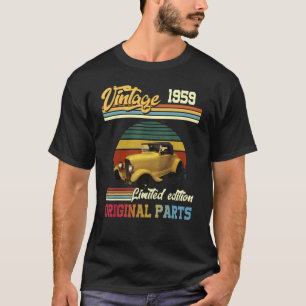 Camiseta Carro Antigo 1959 Edição Limitada Peças Originais 