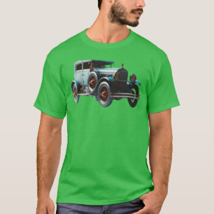 Camiseta Carro Antigo Azul engraçado