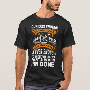 Camiseta Carro Automático Curioso E Inteligente, Engraçado,