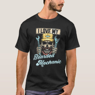Camiseta Carro Automático Mecânico De Cara De Carro Eu Amo
