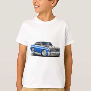 Camiseta Carro Azul-Cinzento da nova de Chevy