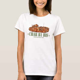 Camiseta Carro B1 bis Segunda Guerra Mundial 2 Tanque pesad