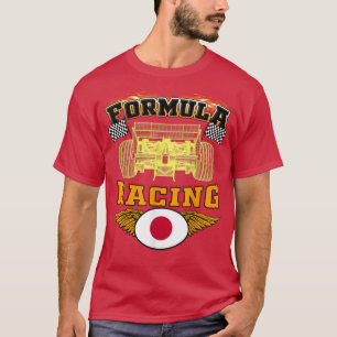 Camiseta Carro B de Fórmula de Fórmula de Raça Automática J