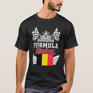 Camiseta Carro belga de Fórmula de Raça Automática Bélgica