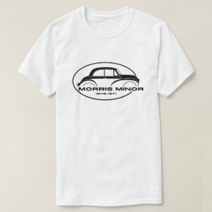 Camiseta Carro Britânico Morris Minor Clássico