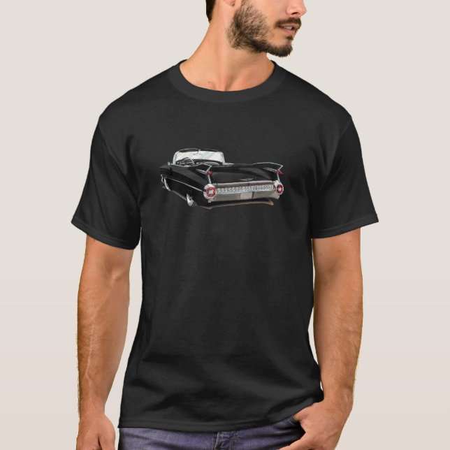Camiseta Carro Cadillac preto 1959 (Frente)
