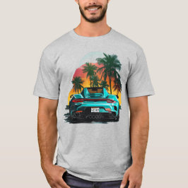 Camiseta Carro-Cara-Teen Turbo-Esporte Turbo Beach