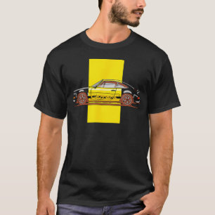 Camiseta Carro Carro Clássico Vista Lateral Esportes