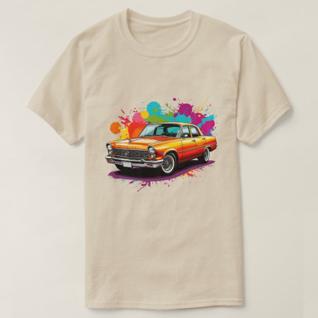 Camiseta Carro Clássico Antigo (Frente do Design)