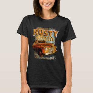 Camiseta Carro Clássico Antigo Enferrujado