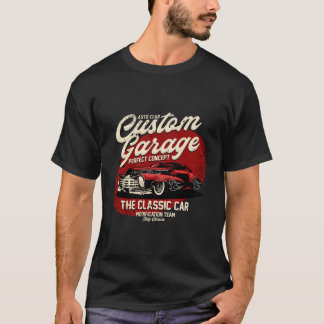 Camiseta Carro Clássico de Garagem Personalizada