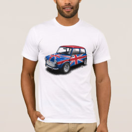 Camiseta Carro clássico de Union Jack mini no t-shirt