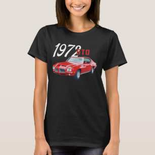Camiseta Carro Clássico GTO 1972 72 Escola Antiga Muscle Ve