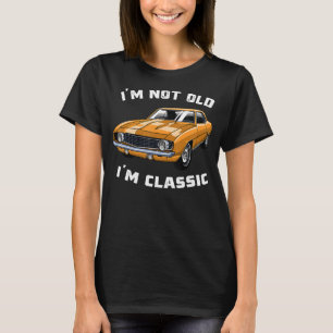 Camiseta Carro Clássico Legal Dons Gráficos Engraçados Não