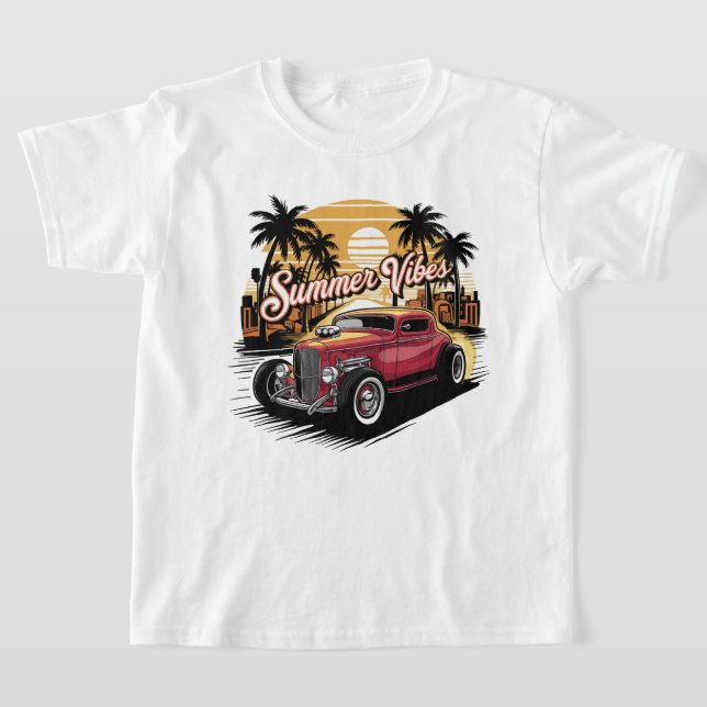 Camiseta Carro Clássico Vibrações de Verão (Postura )