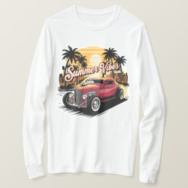 Camiseta Carro Clássico Vibrações de Verão