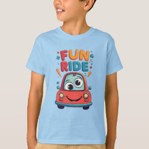 Camiseta 🚙 Carro Colorido Para Fãs de Estradinhas 🌈
