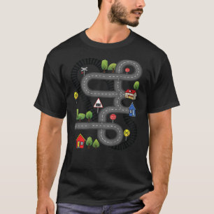 Camiseta Carro-Comboio Via Estrada, Toalha De Volta Engraça