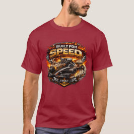 Camiseta Carro - CONSTRUÍDO PARA A VELOCIDADE