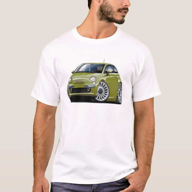 Camiseta Carro da azeitona de Fiat 500 (Frente)