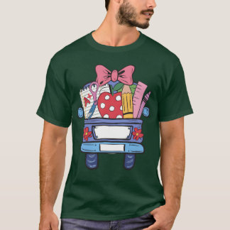 Camiseta Carro da escola de volta ao presente para menino d