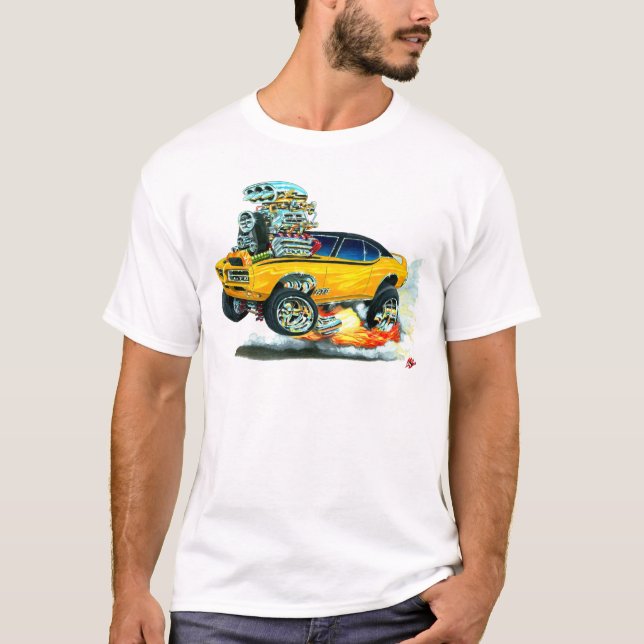 Camiseta Carro da laranja de 1968 GTO (Frente)