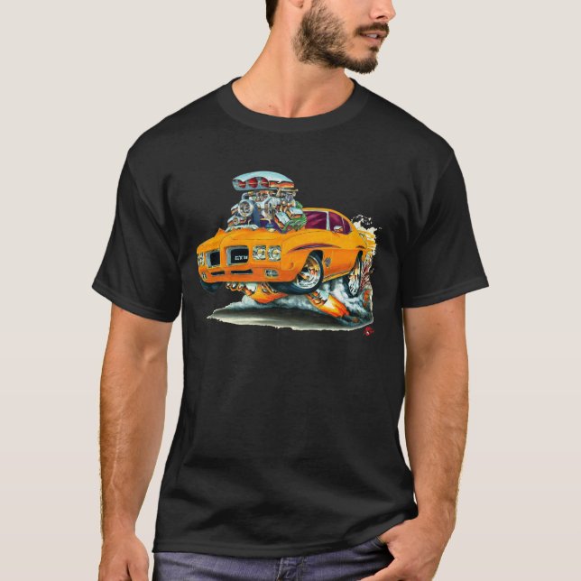 Camiseta Carro da laranja do juiz de 1970 GTO (Frente)