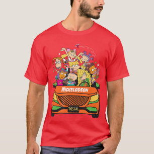 Camiseta Carro da Viagem das Meninas Nickelodeon Cheio de Í