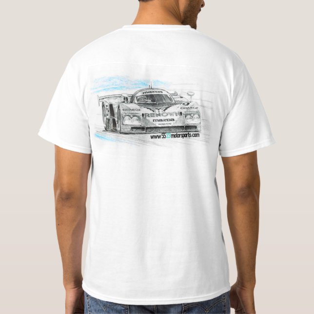 Camiseta carro de 787B Le Mans (Verso)
