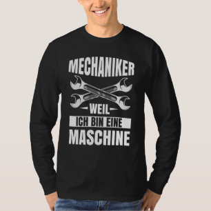 Camiseta Carro de artesão Mecânico de Ajuste da Chave de Fe