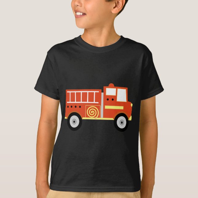 Camiseta Carro de bombeiros (Frente)