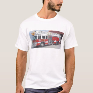 Camiseta carro de bombeiros