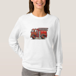 Camiseta Carro de bombeiros da escada