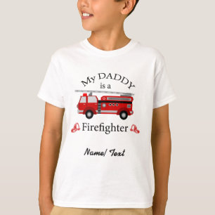 Camiseta Carro de bombeiros - meu pai é um SAPADOR-BOMBEIR