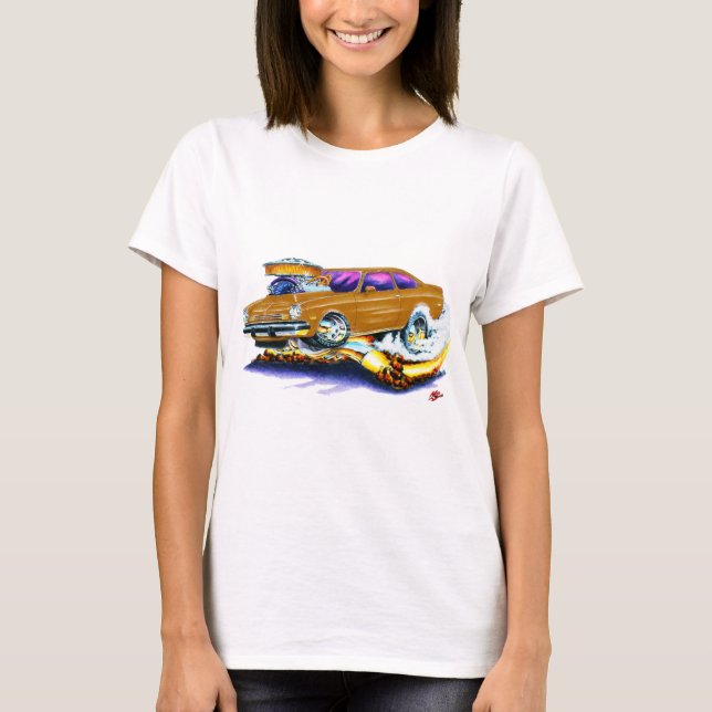 Camiseta Carro de Chevy Vega Brown (Frente)