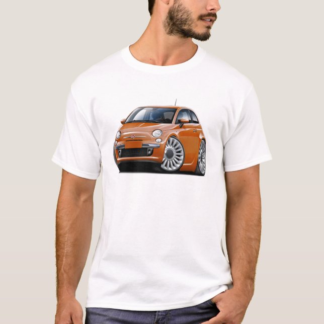 Camiseta Carro de cobre de Fiat 500 (Frente)
