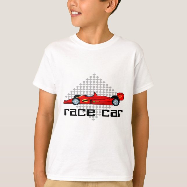 Camiseta carro de corrida (Frente)