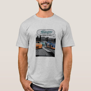 Camiseta carro de corrida antigo Saugus Speedway