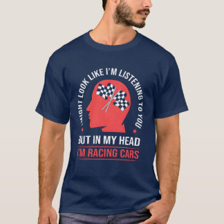 Camiseta Carro de Corrida Funny Car Amante Drag Racing famí