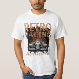Camiseta Carro de corrida retrô autêntico