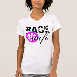 Camiseta Carro de Corrida Rim Corrida Neon Esposa 