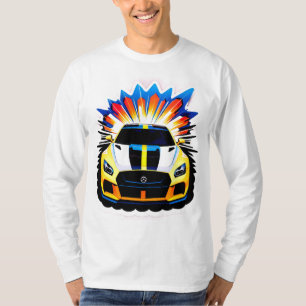 Camiseta Carro de Corrida Vibrante