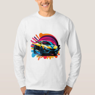 Camiseta Carro de Corrida Vibrante
