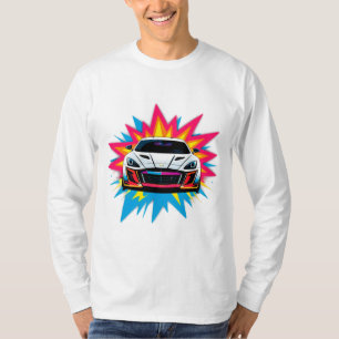 Camiseta Carro de Corrida Vibrante