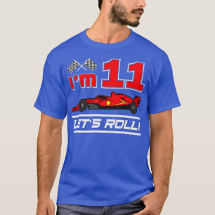 Camiseta Carro-De-Criança Legal Para Garotos De Aniversár