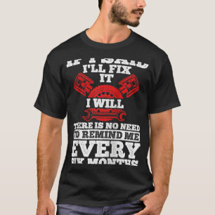 Camiseta Carro de ferramentas mecânicas para reemparelhamen