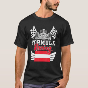 Camiseta Carro de Fórmula da Corrida Automática de Estíria