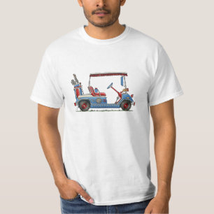 Camiseta Carro de golfe bonito
