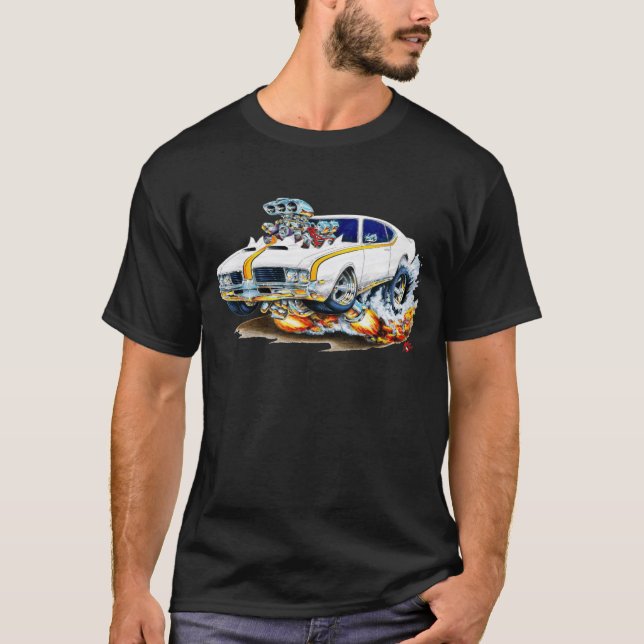 Camiseta Carro de Hurst do cutelo de 1969 velhos (Frente)