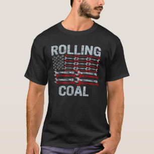 Camiseta Carro de Motores Diesel Carro Mecânico do Pai do P